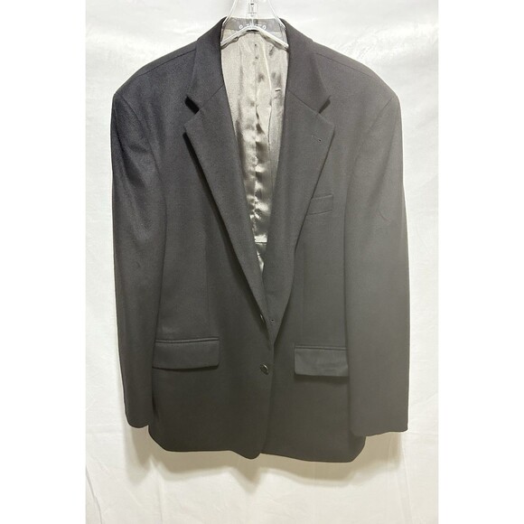 Oscar De La Renta Mens 46R Wool Cashmere Jacket Coat - Picture 1 of 13